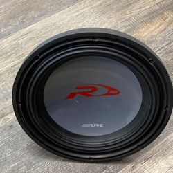Alpine SWR-1242D Type R 12 SWR1242D 12” Inch Subwoofer
