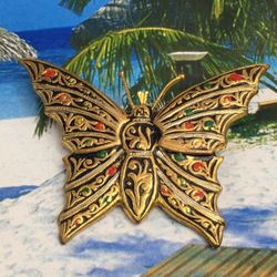 BROOCH JEWELRY  BEAUTIFUL BUTTERFLY BROOCH ⭐️⭐️⭐️⭐️⭐️VINTAGE TO FASHION 