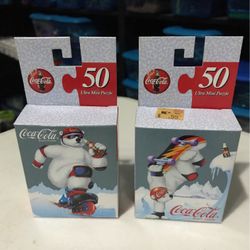 2 Coca-Cola Ultra mini Puzzles