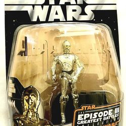 Star Wars Episode 3 Greatest Battles C-3PO #3 ROTS 2006 Hasbro 3.75” MOC Sealed