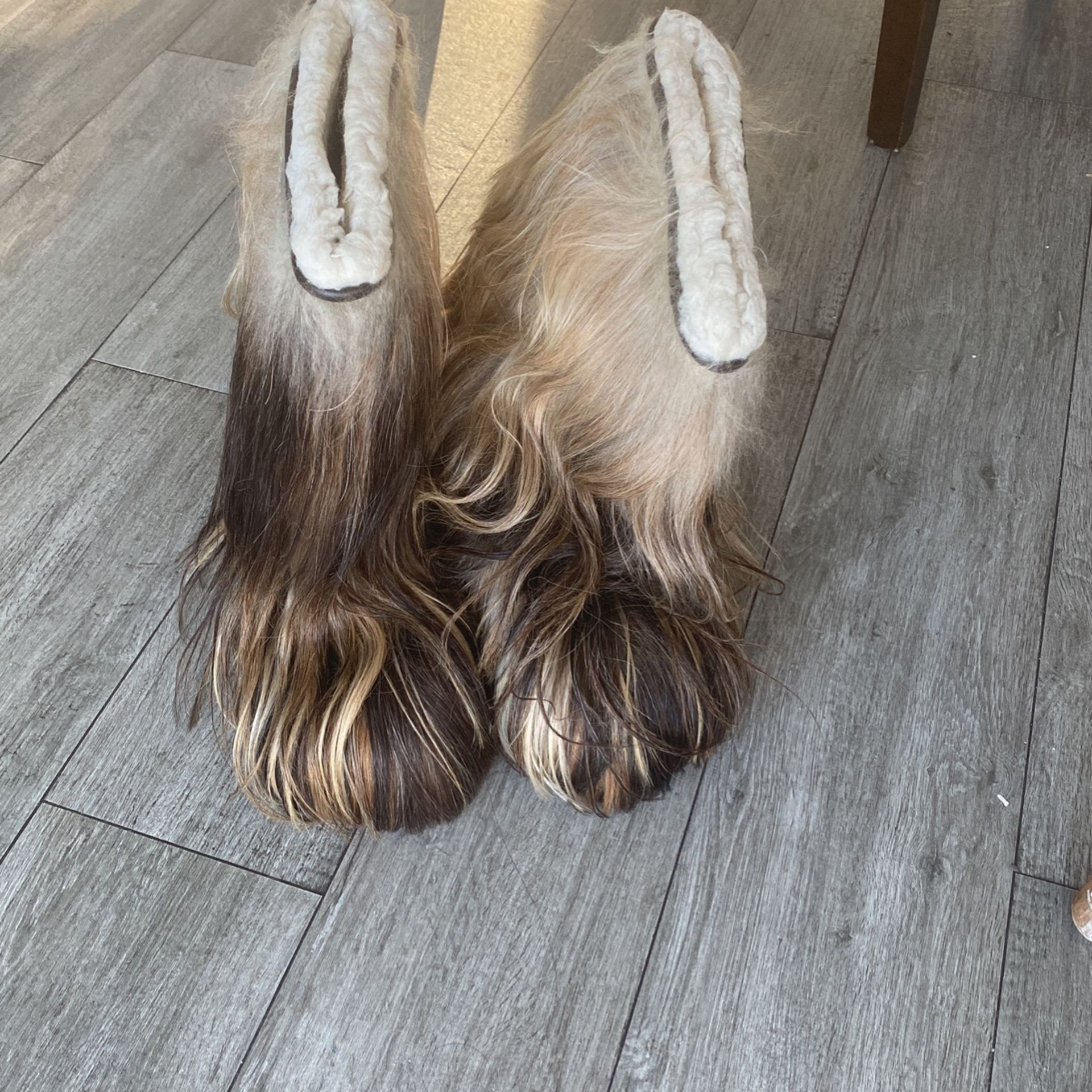 Apres Ski Boots Size 8 / Fur Boots/ Shoes