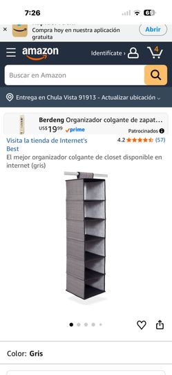 Organizador colgante De Clóset