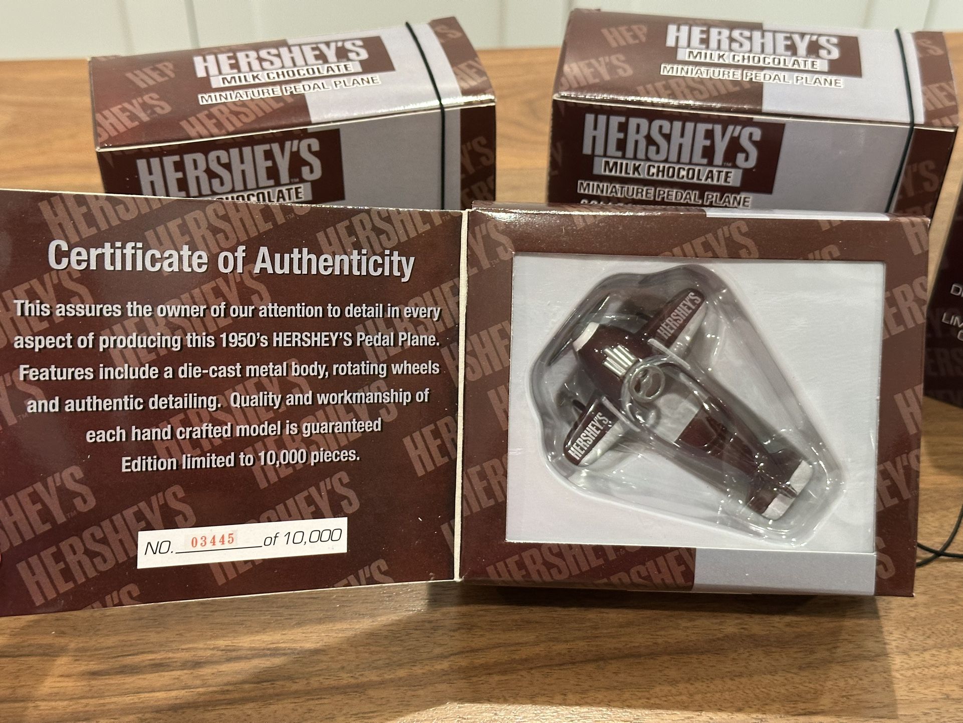 NEW in Box - Hershey’s Miniature 1950’s Pedal Plane Collector’s Edition