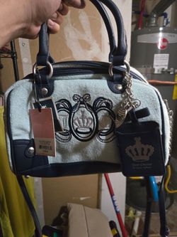 Juicy Couture Velour Bowler Handbag