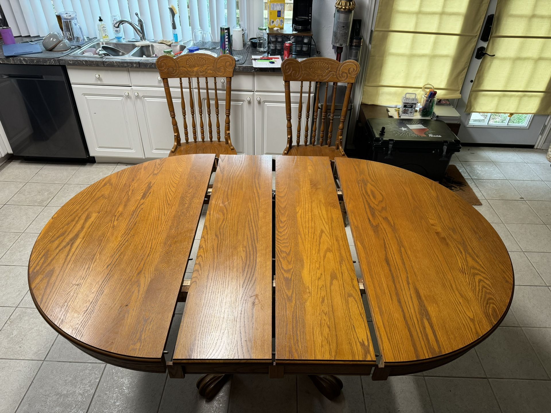 Solid Wood Dining Table Set 1993 Keller Furniture