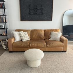 Leather Sofa ( Delivery Available ) 