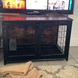 Large Wooden Dog Crate 