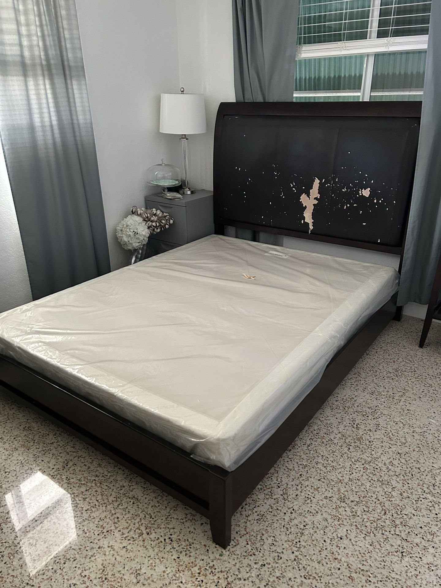 Queen Bed With Box frame. Free