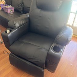 Recliner Lift Chair In black