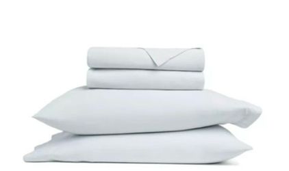 IEnjoy- King (Brushed 100% Solid Cotton Percale) 4 piece Cooking Sheet Set
