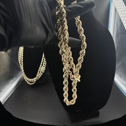 Luxury 🔥 36” 10mm Gold Rope Chain – Statement Piece | Hip Hop Style 🔥