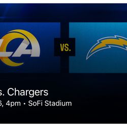 LA Rams VS LA Charger