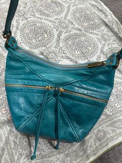 Kooba Teal Leather Crossbody Shoulder Bag