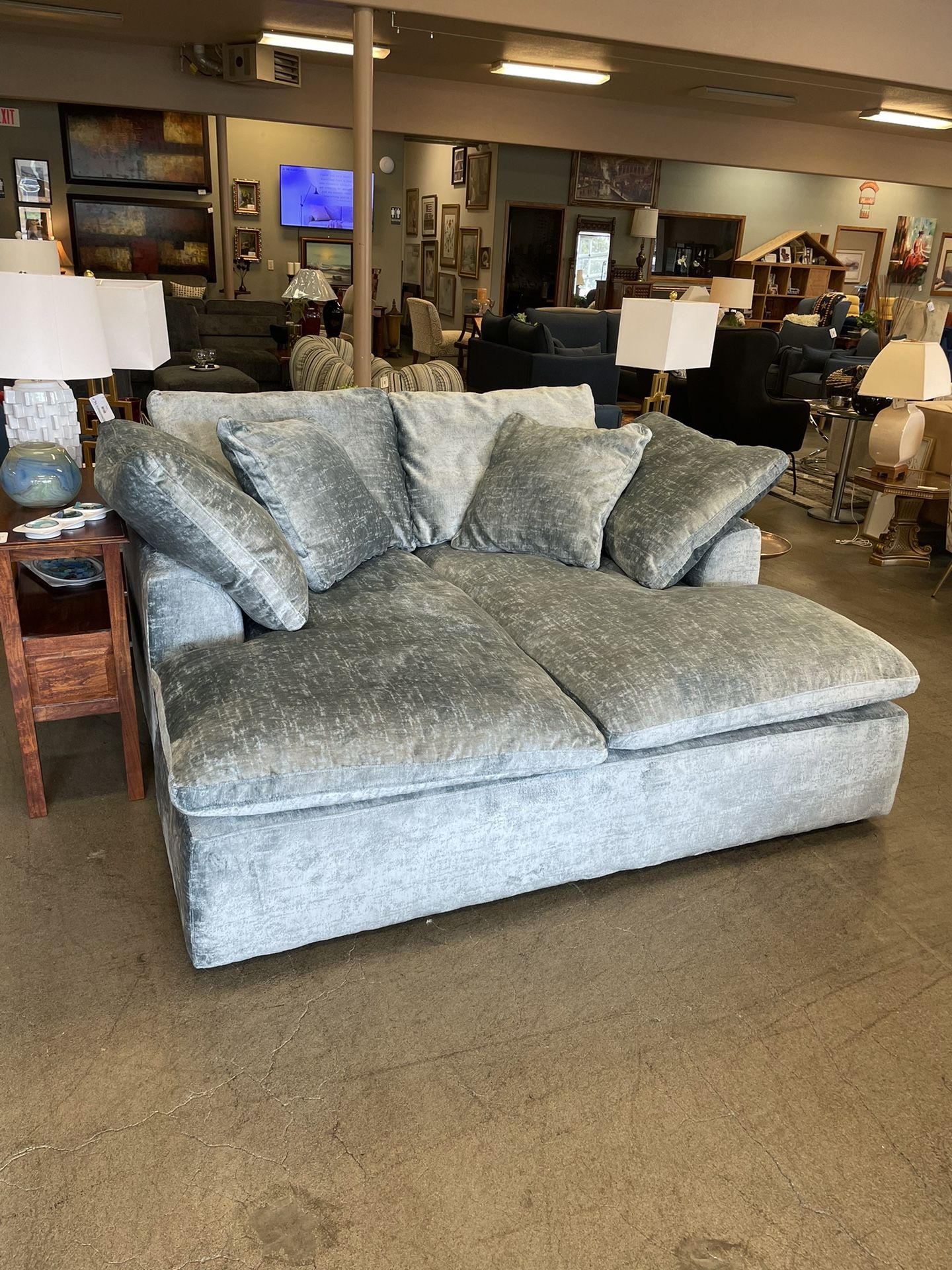 Like New Joybird Bryant Daybed in Plush Mist
