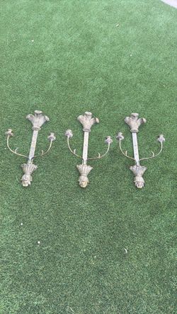 Three candle wall Sconces