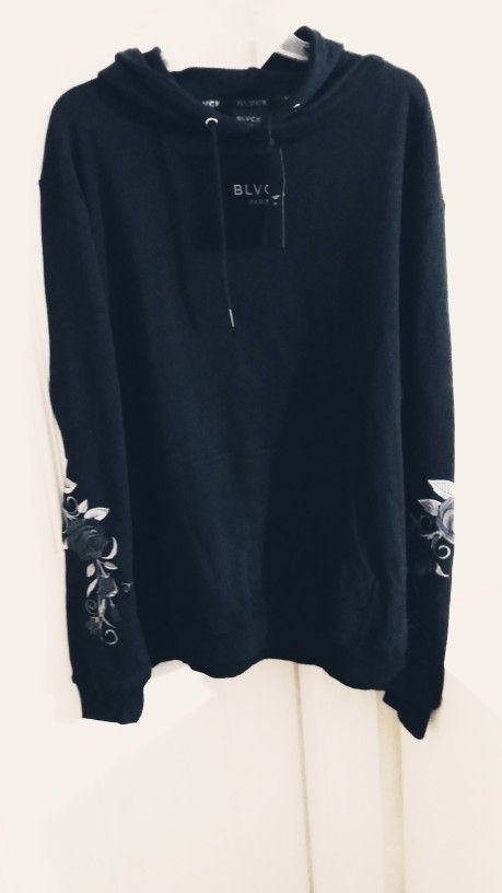 Blvck París Roses Hoodie .Size : L