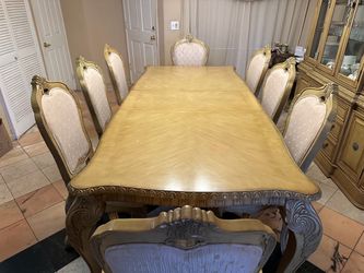 Table dining set 8 chairs