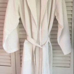 Fathers Day Gift COTTON white Spa Bath Robe