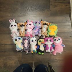 Ty Beanie Boo Lot Of 12