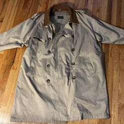 RALPH LAUREN MENS TAN TRENCH COAT SIZE 56R