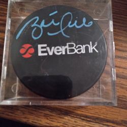 Brett Hull Autographed Puck 
