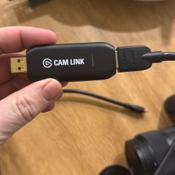 Elgato Cam Link 4K – External Capture Card for DSLR & Camcorder, ActionCam as Webcam, Meet/Stream/Record in 1080p60 or 4K30/4K60, Easy Connect for OBS