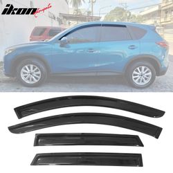 Fits 2013-2016 Mazda CX-5 Window Visor Acrylic Sun Rain Guard Deflector 4PC Set