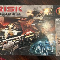 RISK 2210 A.D. board game missing 2 pieces
