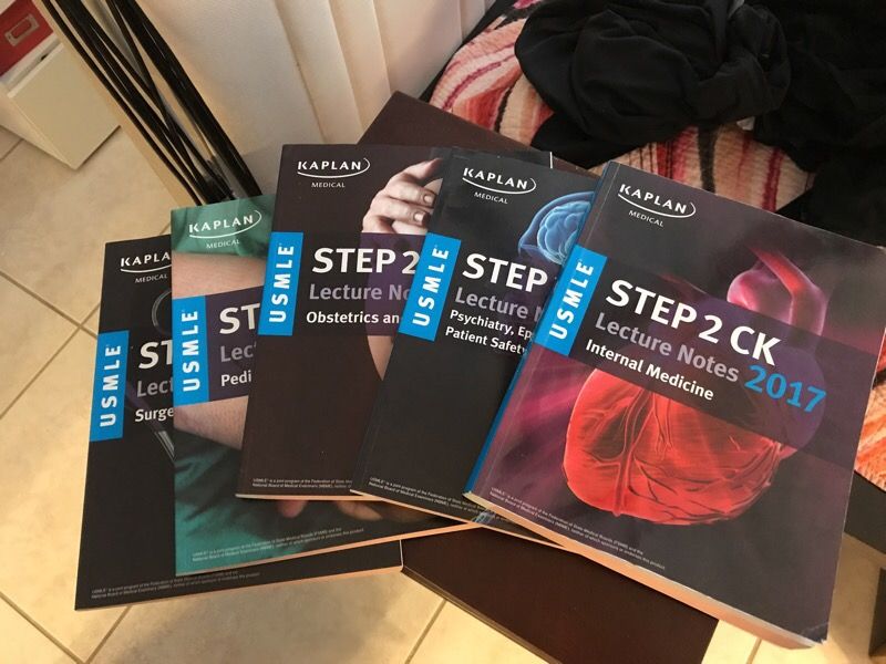 USMLE Kaplan step 1 & step 2 C.K. books