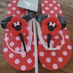 Disney Minnie Mouse Sandles Flip-flops 