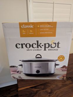 Crock-Pot Classic Slow Cooker 7qt **New in box**