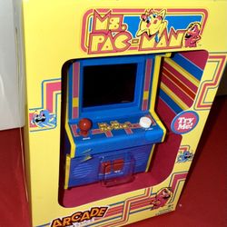 MS PAC-MAN Arcade Classics #11 Midway Mini Arcade Handheld Retro Video Game 