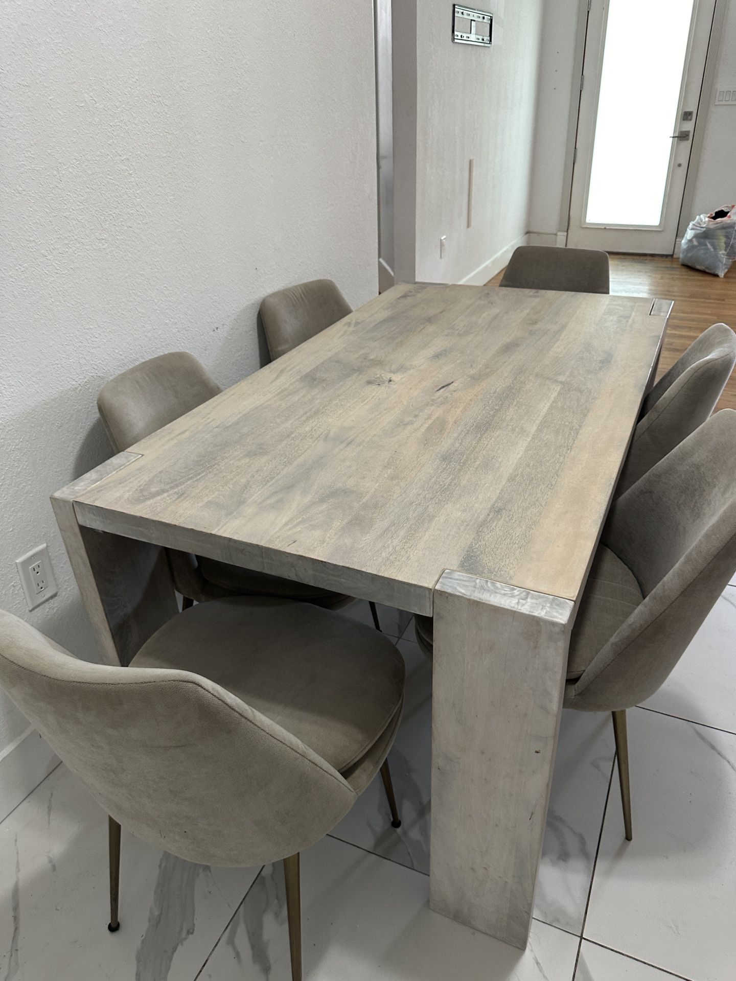 West Elm Chairs CB2 Table 