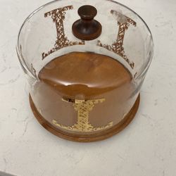 PYREX Cheese Server Vintage 