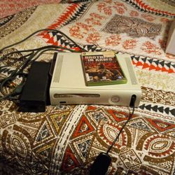 Xbox 360 With One Game No Controller