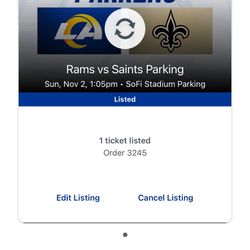 Rams Vs Saints Pink Lot Parking