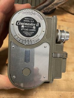 1940’s Cinemaster II model G-8 movie camera