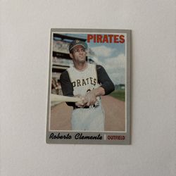 1970 Roberto Clemente Topps Baseball Card # 350 Pittsburgh Pirates 