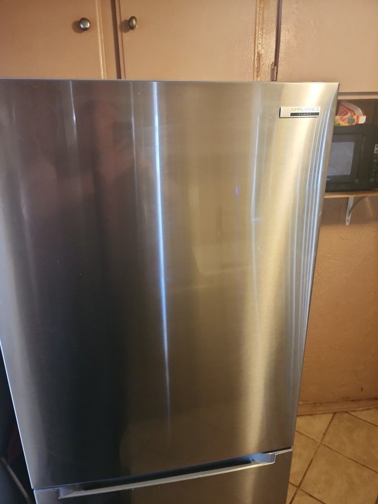 Refrigerator Stainless Steel 2 Years Old