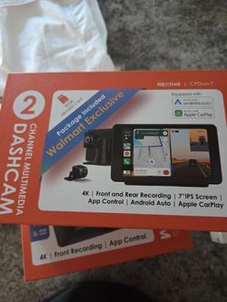 Rexing dash cam with SD card apple card play android auto