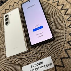 Samsung Galaxy Z Fold 5 5G - Only $1 Today Pay The Rest Later! 