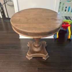 Solid Wood Accent Table