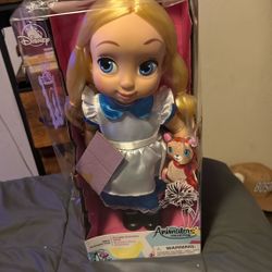 Alice In Wonderland Doll New 