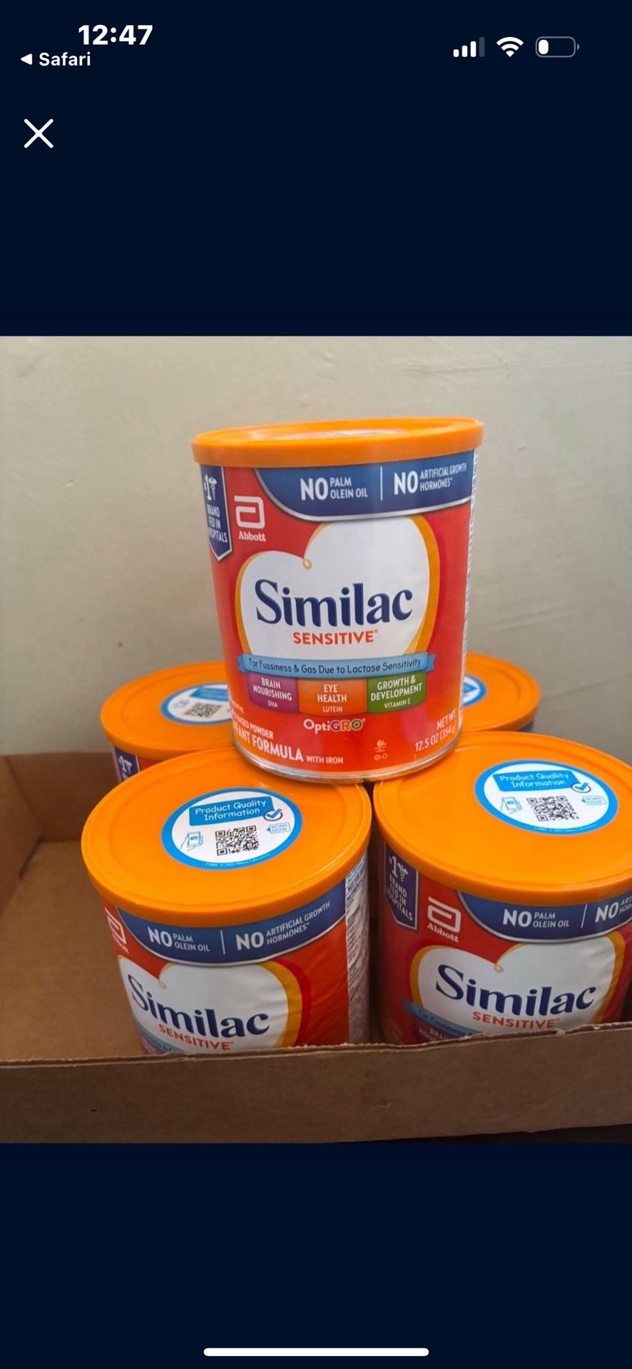Similac Sensitive for sale