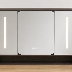 Brand New 42” LED Mirrored Medicine Cabinet w/ Storage