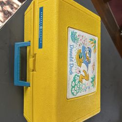 Vintage Donald Duck Record Player