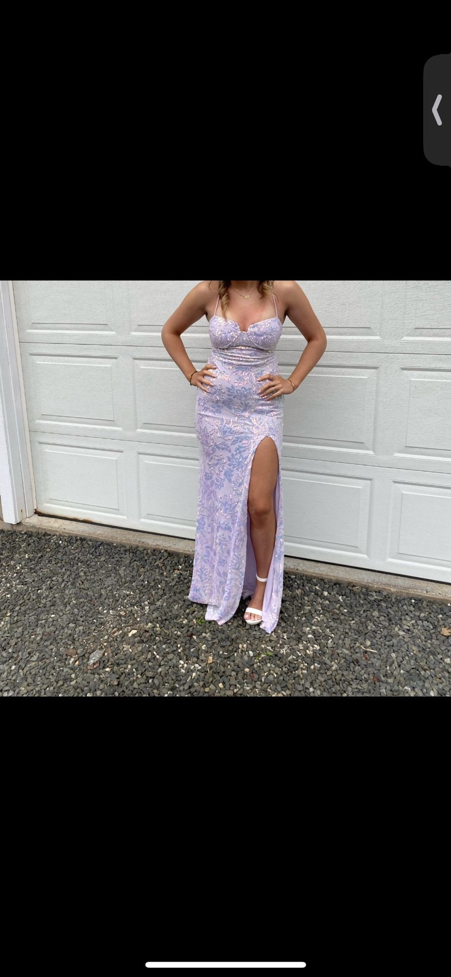 Windsor light purple prom dress 