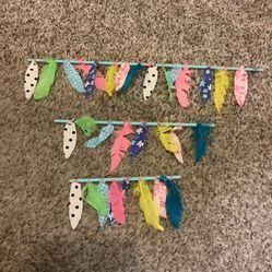 Layered Feather Wall Art