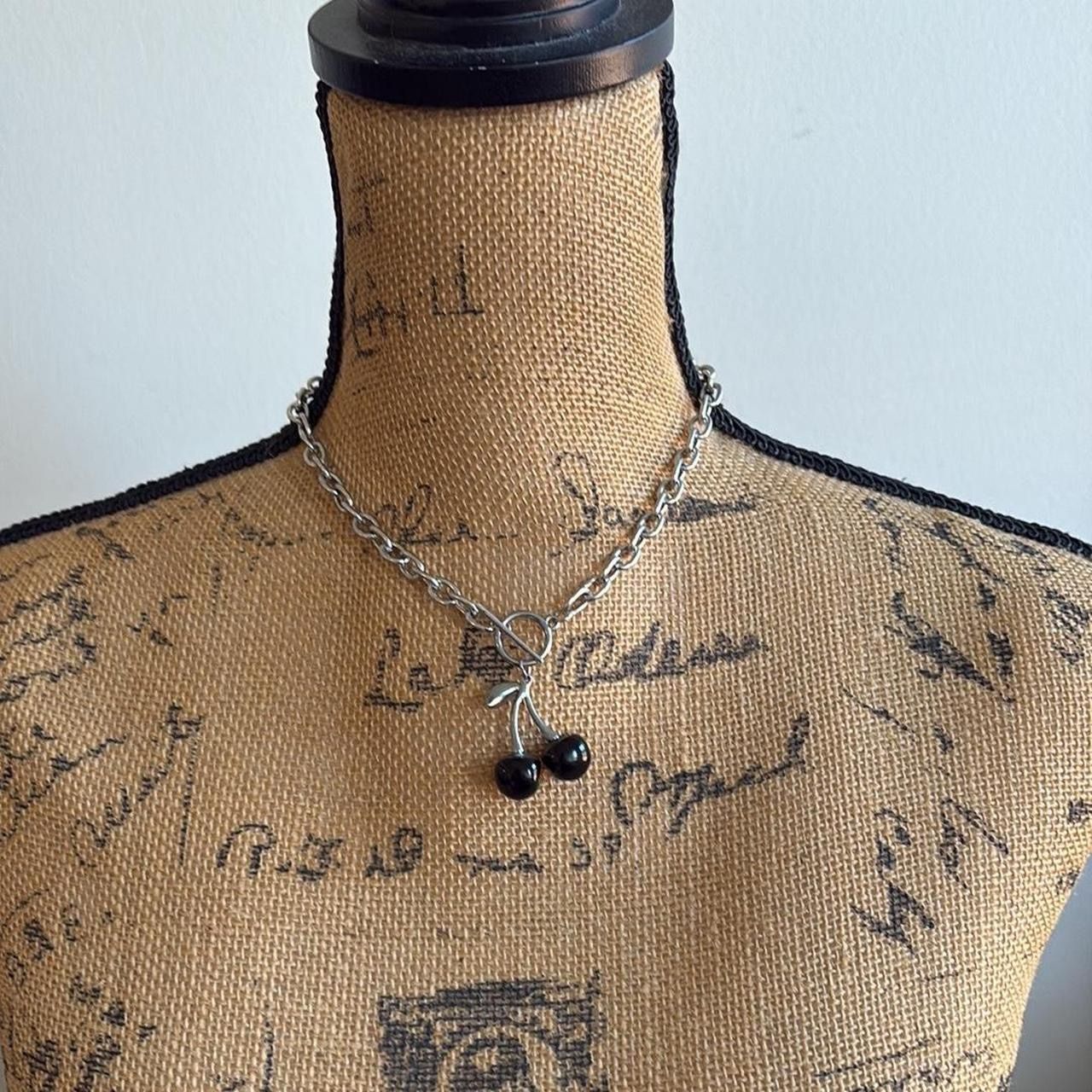 Black Cherry Chain Choker