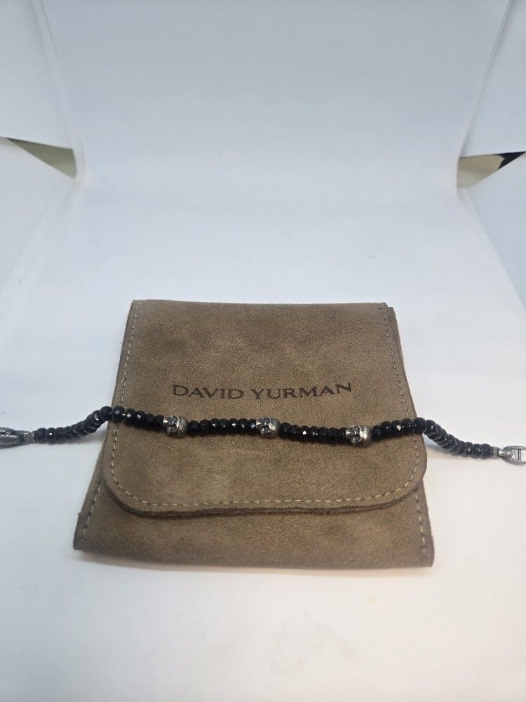 DAVID YURMAN MEMENTO MORI SKULL STATION BRACELET